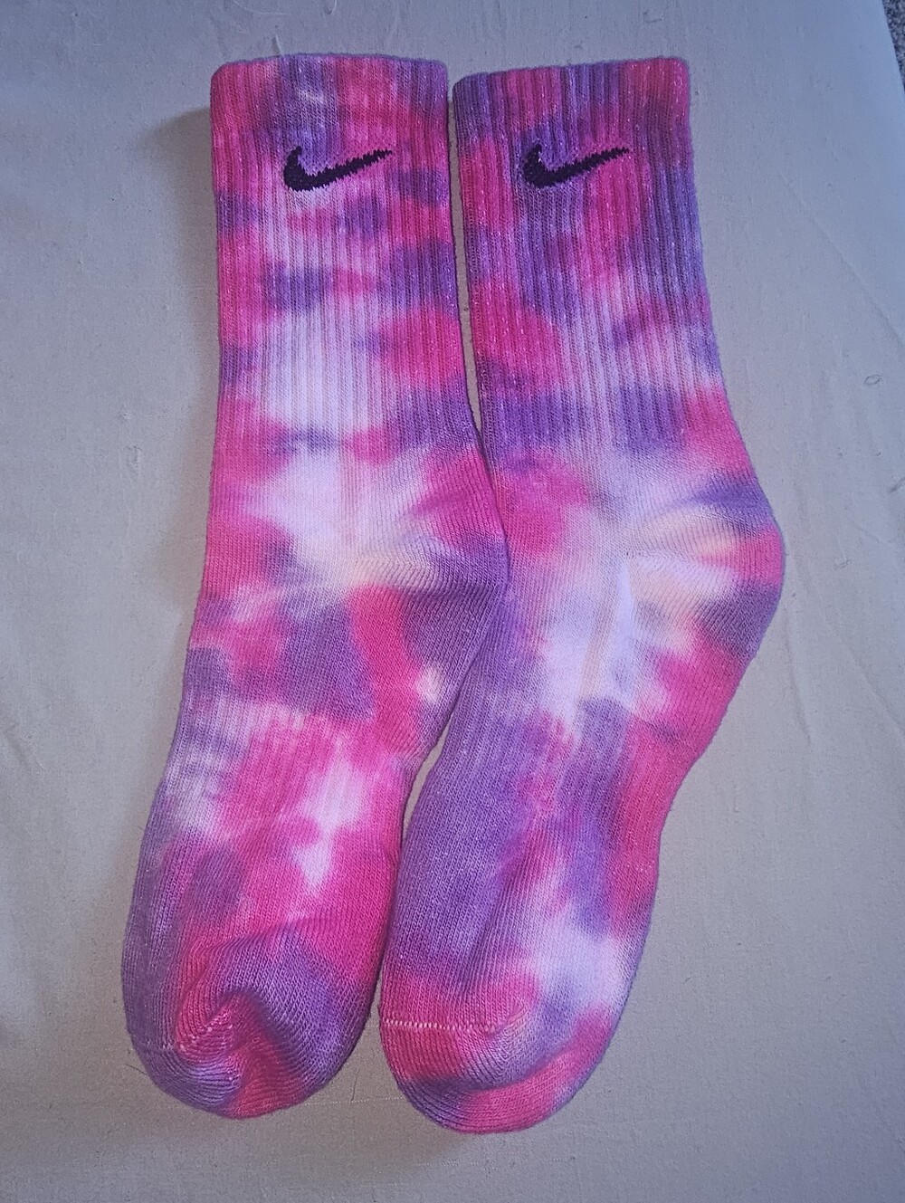 🌙✨️Nike Socks Custom Tye Dye "Galaxy Dreams"🌙✨️